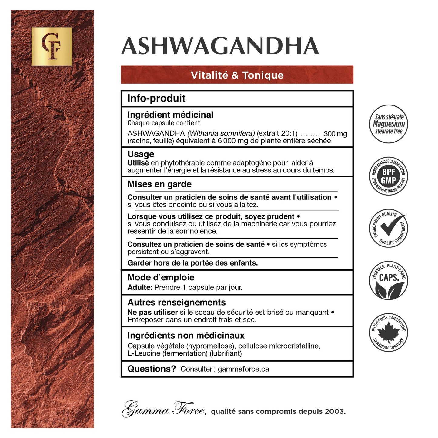 Extrait d'Ashwagandha