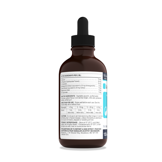 Rx Vitamins NutriCalm en liquide pour petit chien et chat - 120 ml