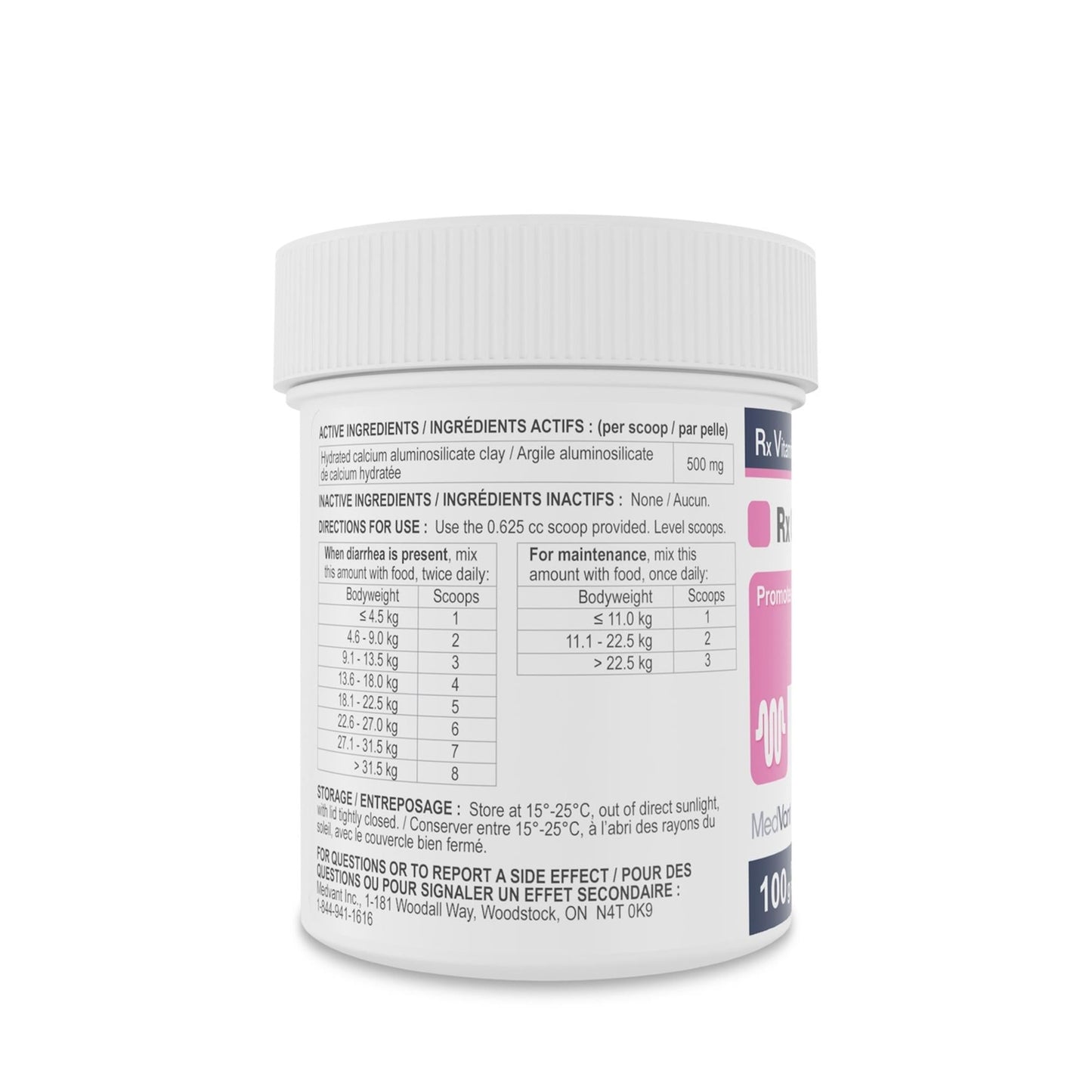 Rx Vitamins Rx Clay en poudre pour chien et chat - 100 g