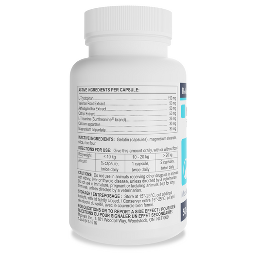 Rx Vitamins NutriCalm en capsules pour chien - 50 capsules