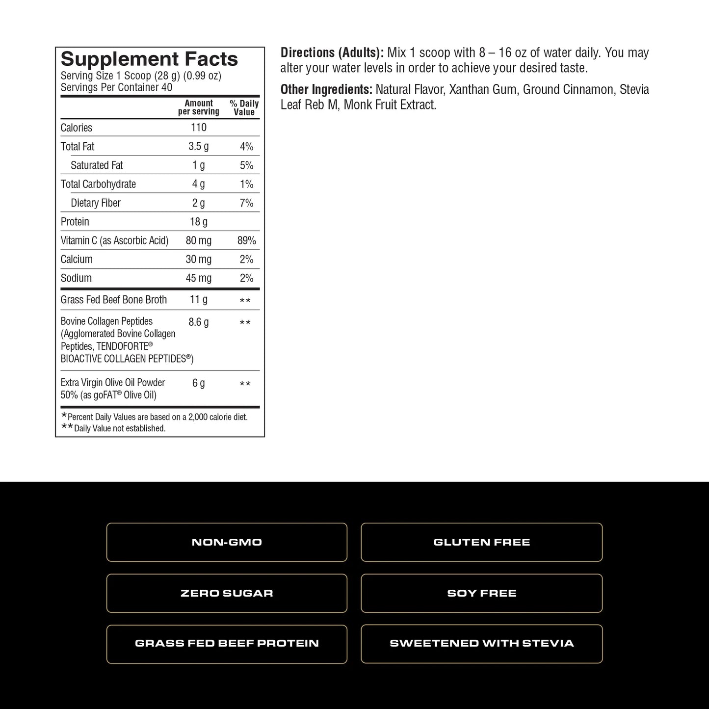Grass Fed Beef Protein