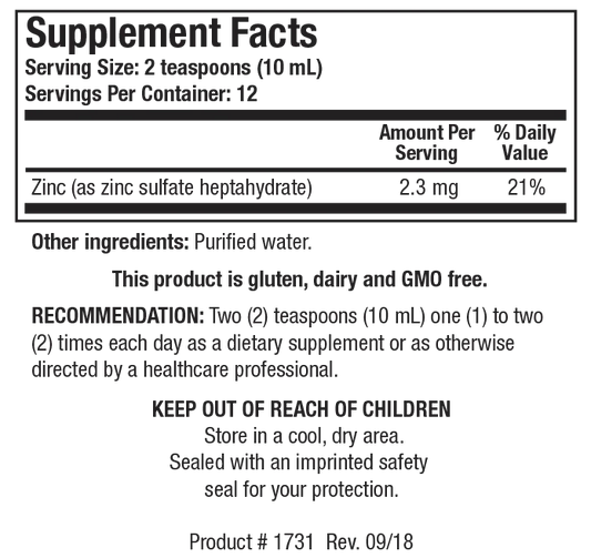 Aqueous Zinc