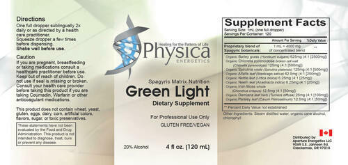 Green Light Spagyric Tincture