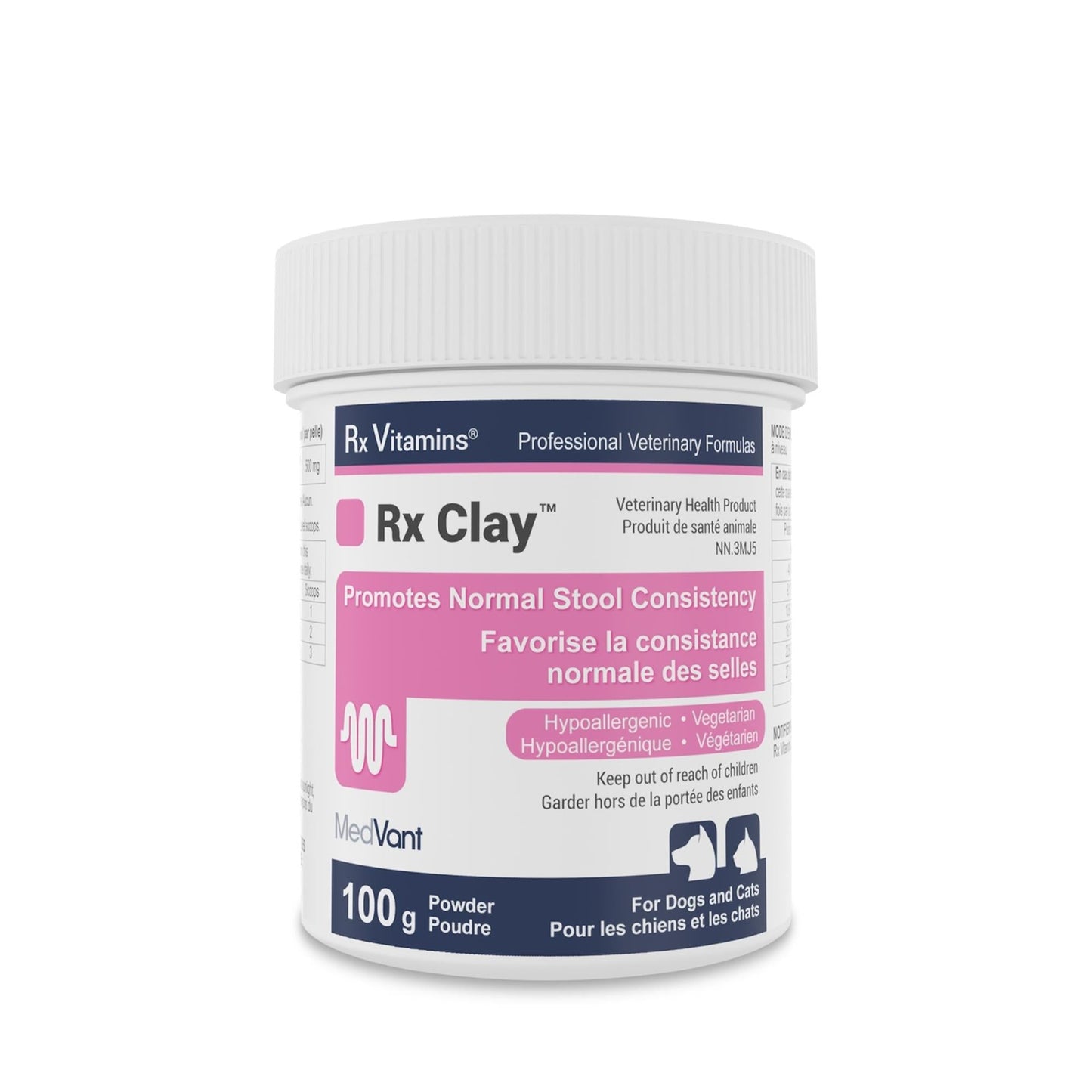 Rx Vitamins Rx Clay en poudre pour chien et chat - 100 g