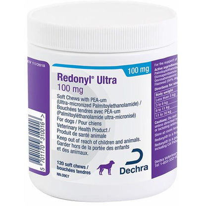 Redonyl Ultra 100 mg bouchées tendres avec PEA-um pour chiens - 120 bouchées