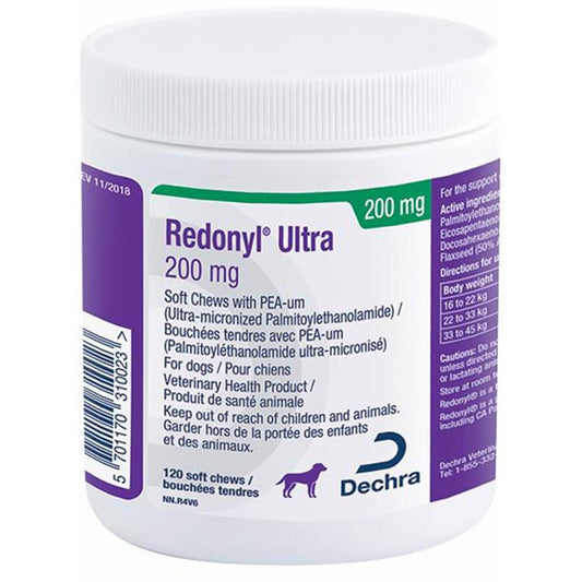 Redonyl Ultra 100 mg bouchées tendres avec PEA-um pour chiens - 120 bouchées
