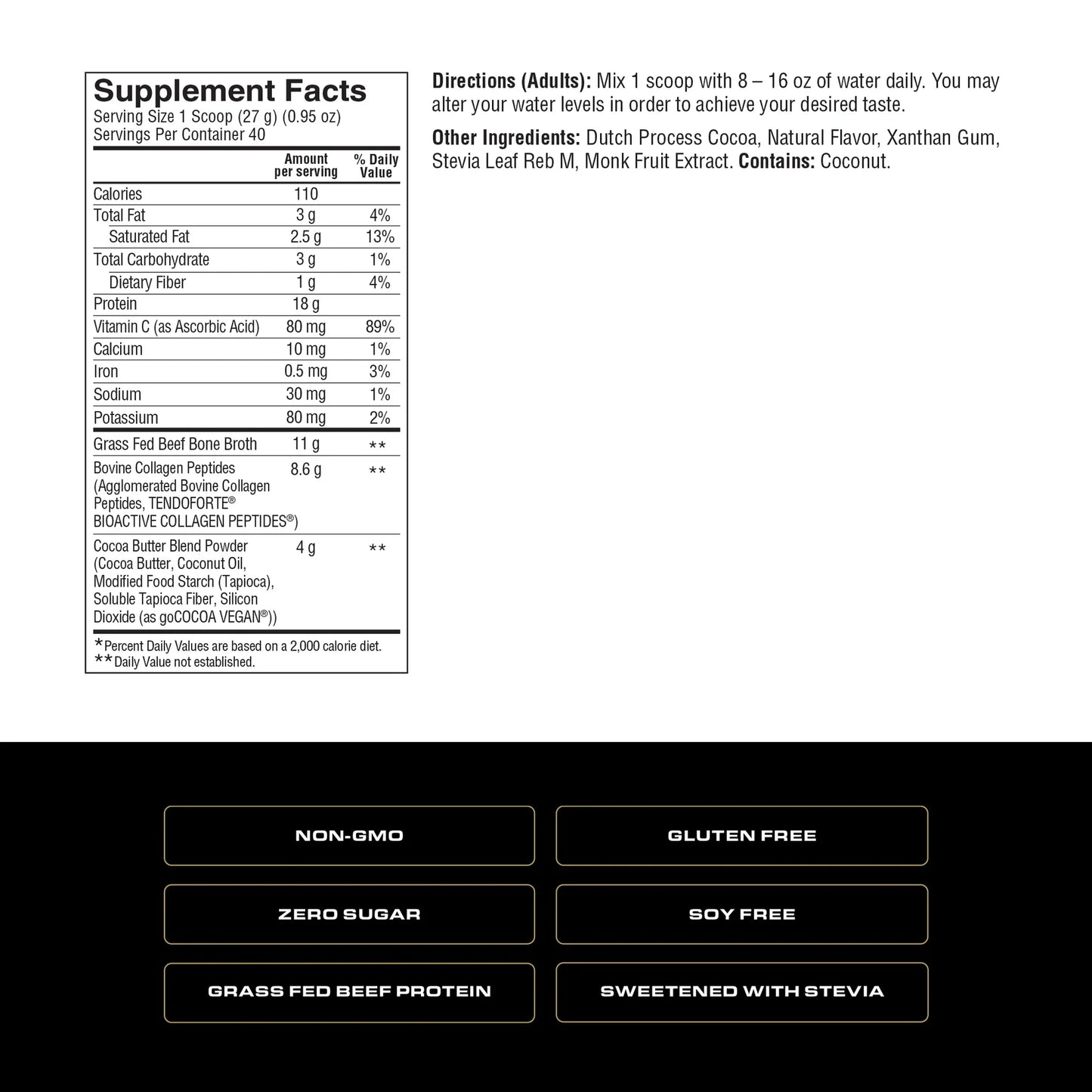 Grass Fed Beef Protein
