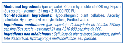 Betaine HCI Pepsin