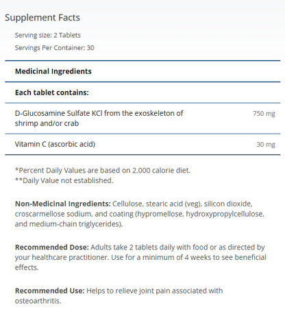 Glucosamine Sulfate 750