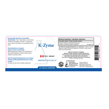 K-Zyme (Potassium)