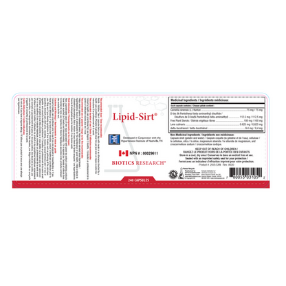 Lipid-Sirt (Lowers Cholesterol)