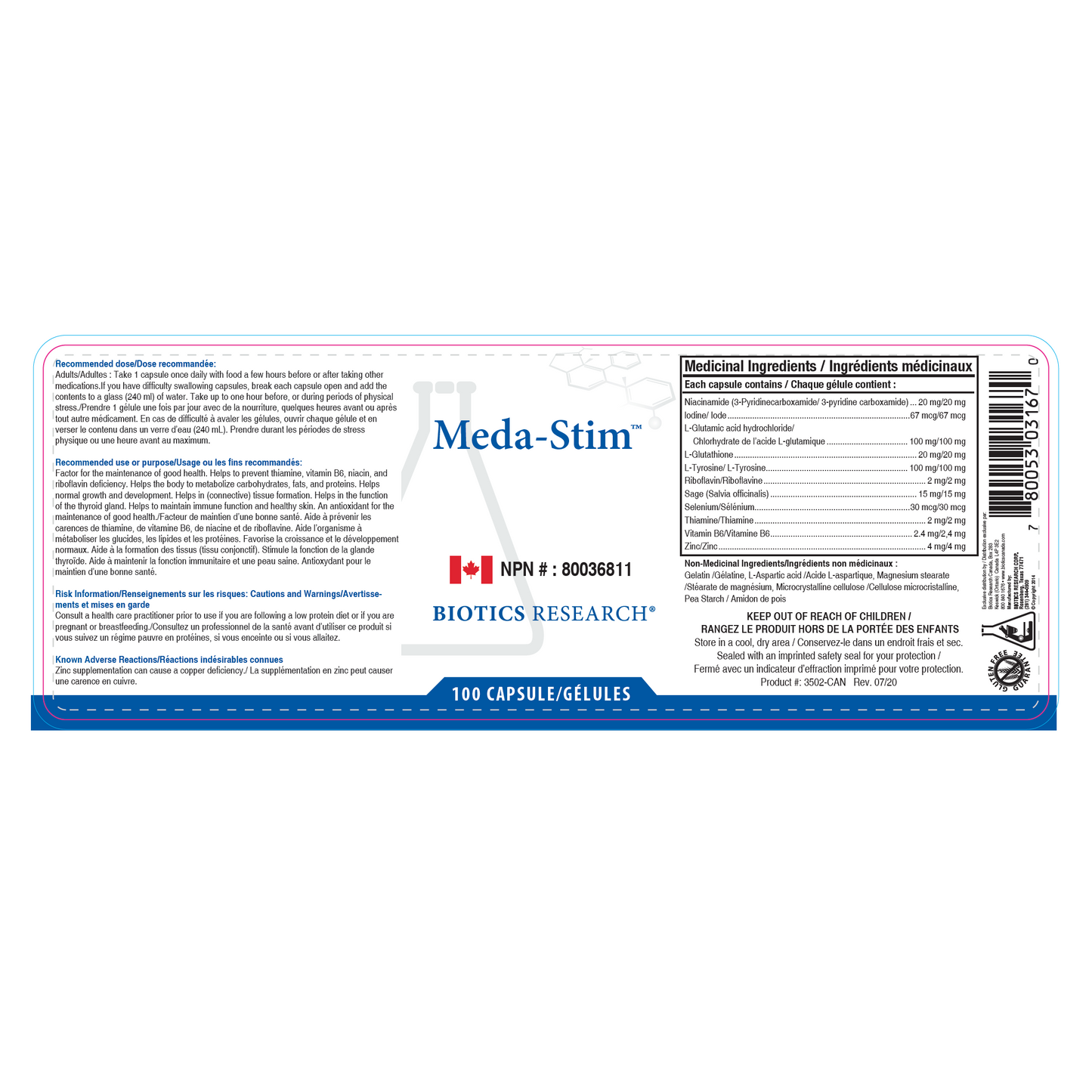 Meda-Stim (Thyroid and Metabolic)
