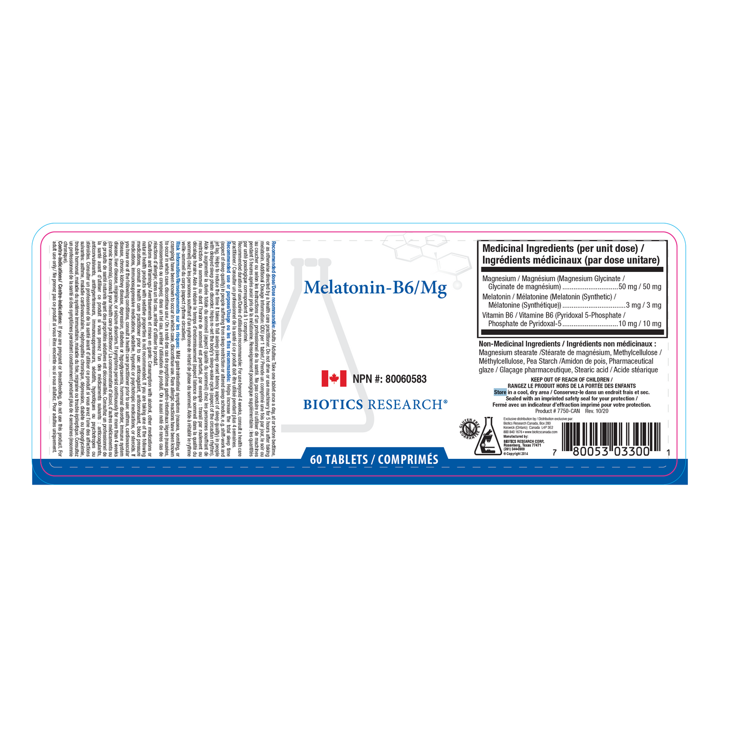 Melatonin-B6/Mg