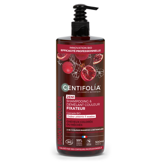 Shampooing & démêlant couleur 2-en-1 - cheveux colorés ou méchés