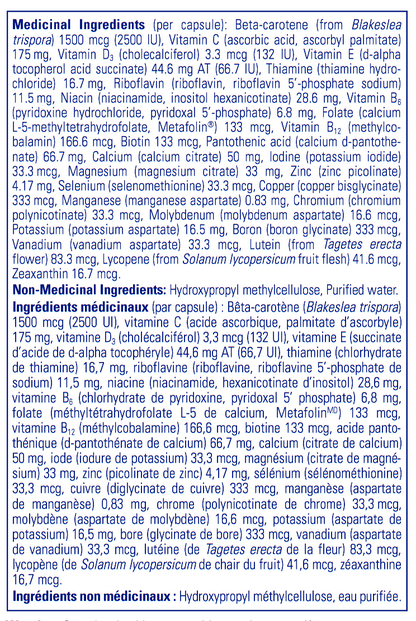 Nutrient 950 (sans fer)