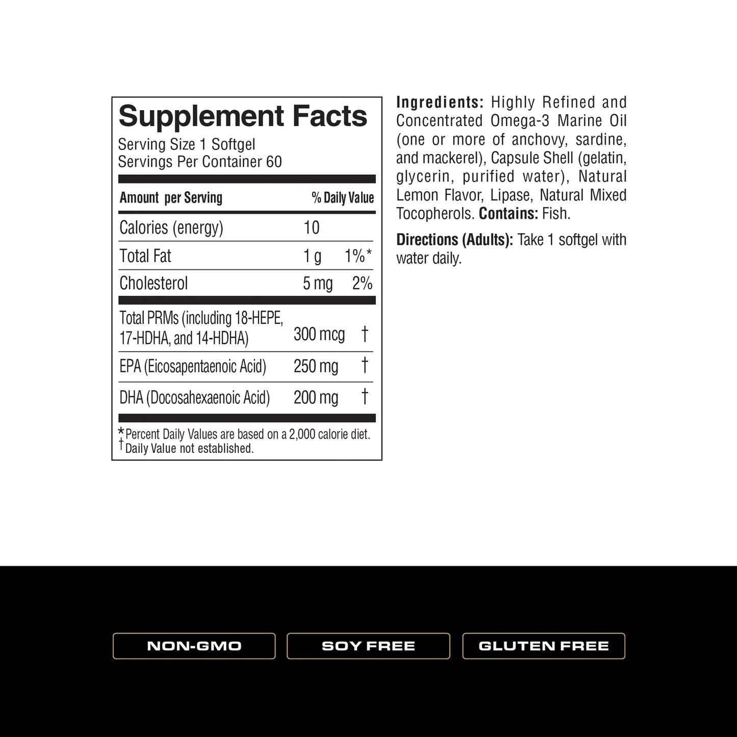 Pro Resolving Mediators + EPA/DHA