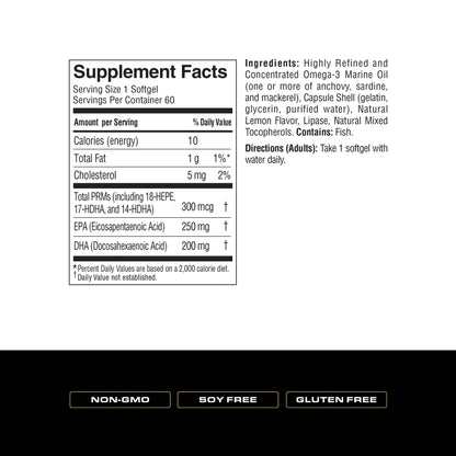 Pro Resolving Mediators + EPA/DHA