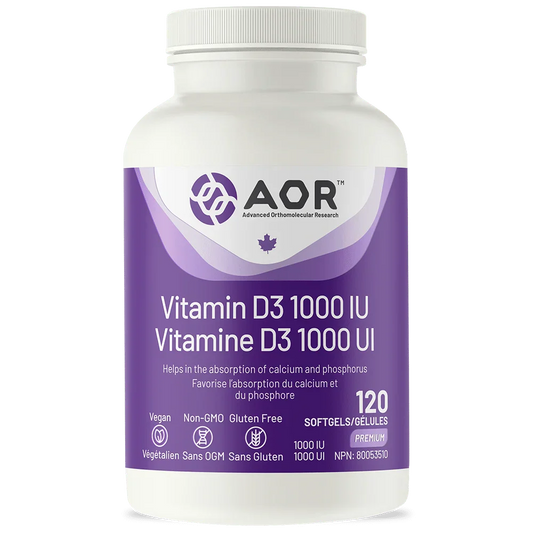 Vitamine D3 1000UI (gélules)