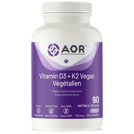 VITAMINE D3 + K2 Végétalien