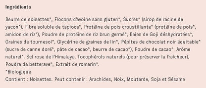 Barre de nutrition bio - boîte