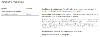 Vitamine D3 Liquide