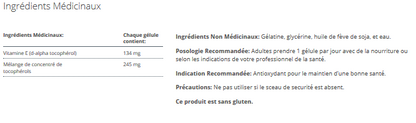 Vitamin E Mixed Tocopherols ( Anciennement E complex-1:1)