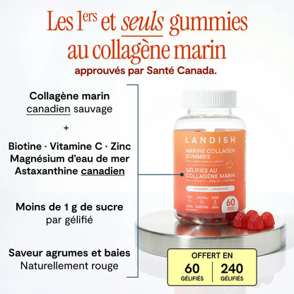 Gélifiés au collagène marin