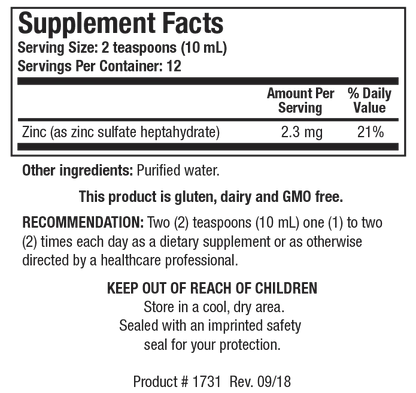 Aqueous Zinc