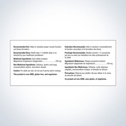 Magnesium Glycinate (Anciennement Mag Glycinate)