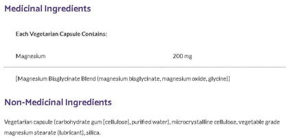 Magnesium Bisglycinate 200 mg