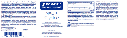NAC + Glycine poudre