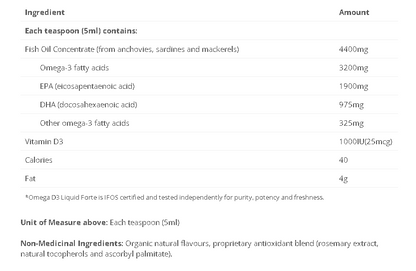 Omega-D3 Liquid Forte