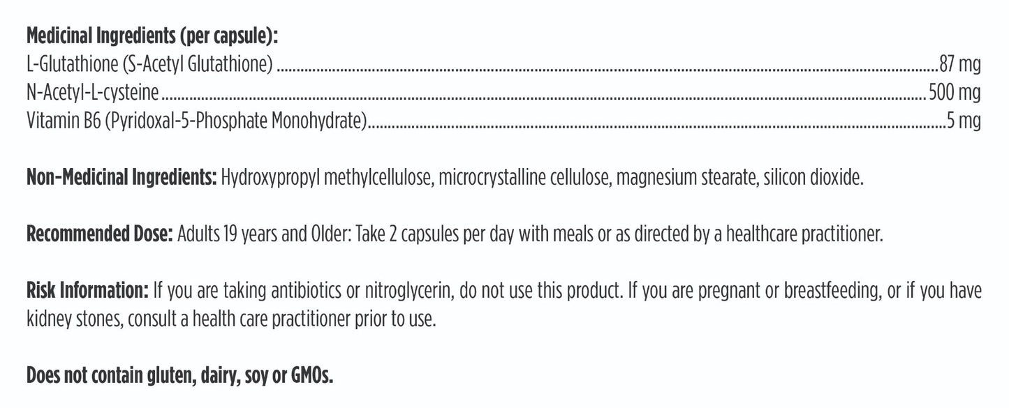 S-Acetyl Glutathione Synergy