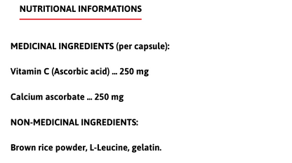 Vitamin C + Calcium