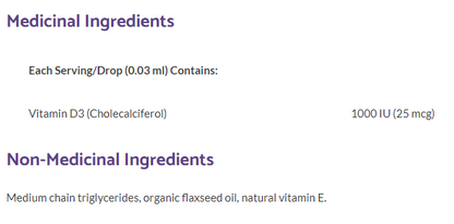 Vitamin D3 Drops · 1000 IU